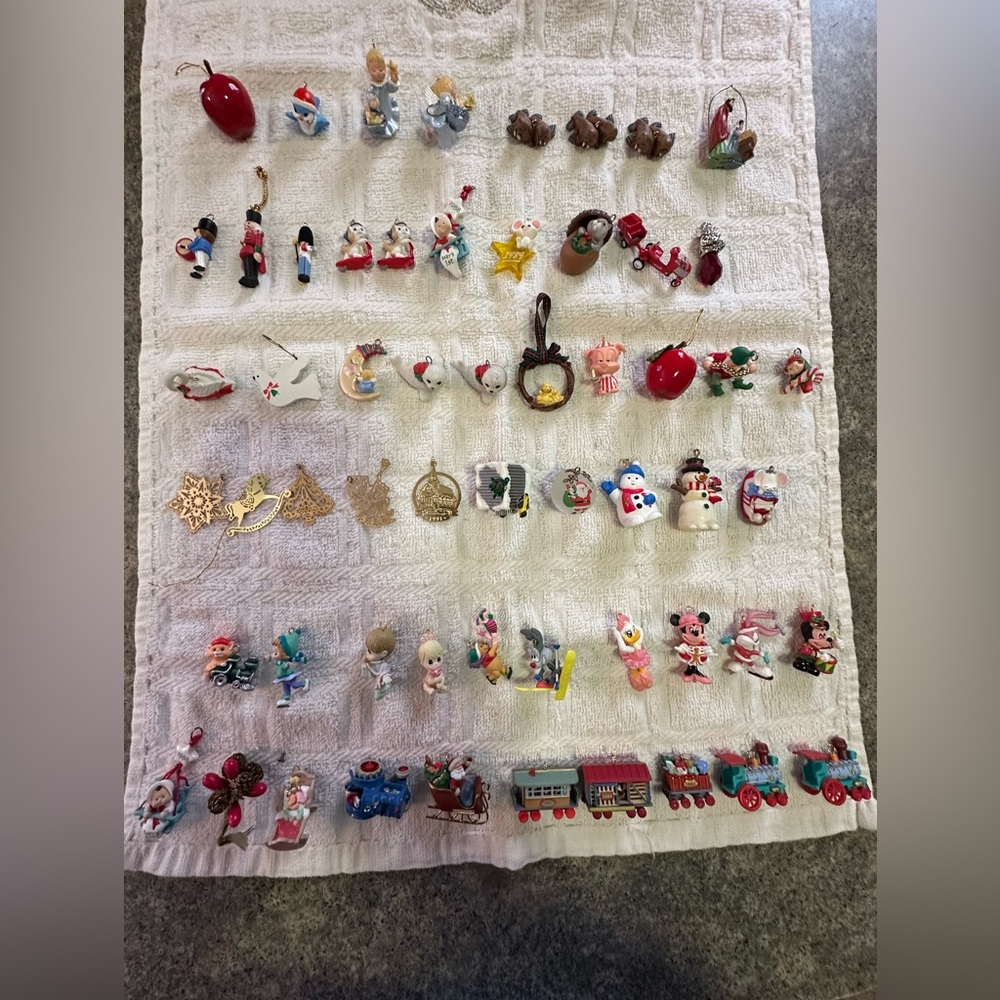 Hallmark 80’s 90’s Mini Christmas Ornaments Collection.